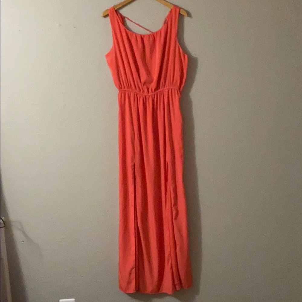 Orange Maxi Dress